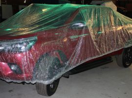 Car covers are used to keep clean and detailed vehicles dust-free whilst stored at AGB