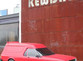 A genuine Falcon Sundowner panelvan outside the Kewdale Tavern near AGB Storage